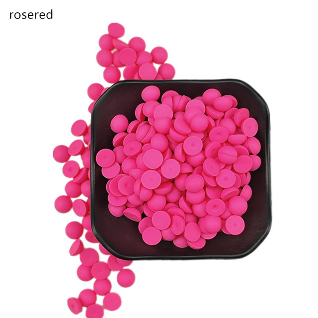 500pcs 12mm Flatback Half Round Plastic ABS matte Pearl Craft Beads For DIY Jewelry Scrapbook Hair Clothes accessories ZZ080