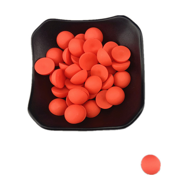 zsbszc 50pcs 16mm Flatback semicircl Plastic ABS matte Pearl Craft Beads For DIY Jewelry bracelet Clothes accessories ZZ106