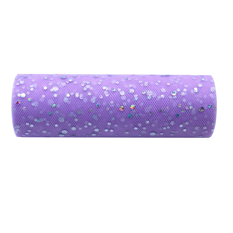 Glitter Sequin Tulle Roll 15cm Roll Fabric Spool Tutu Gift Wrap Baby Shower Wedding Decoration DIY Birthday Party Supplies  HX005