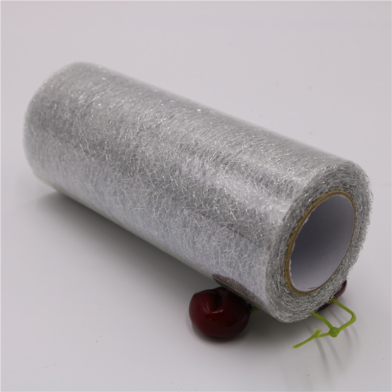 15cm 10 yards gold and silver random mesh yarn roll  Tulle Christmas  DIY hair accessories  tulle mesh   HX003