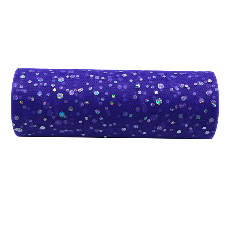 Glitter Sequin Tulle Roll 15cm Roll Fabric Spool Tutu Gift Wrap Baby Shower Wedding Decoration DIY Birthday Party Supplies  HX005