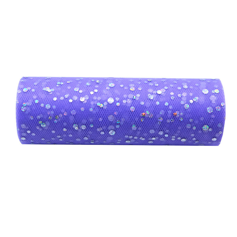 Glitter Sequin Tulle Roll 15cm Roll Fabric Spool Tutu Gift Wrap Baby Shower Wedding Decoration DIY Birthday Party Supplies  HX005