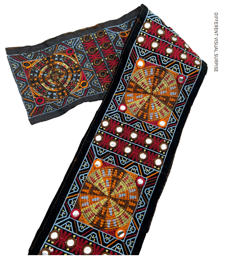 12.5cm Central and Eastern European n retro embroidery with ethnic minorities antique lace lenses export accessories ZB039