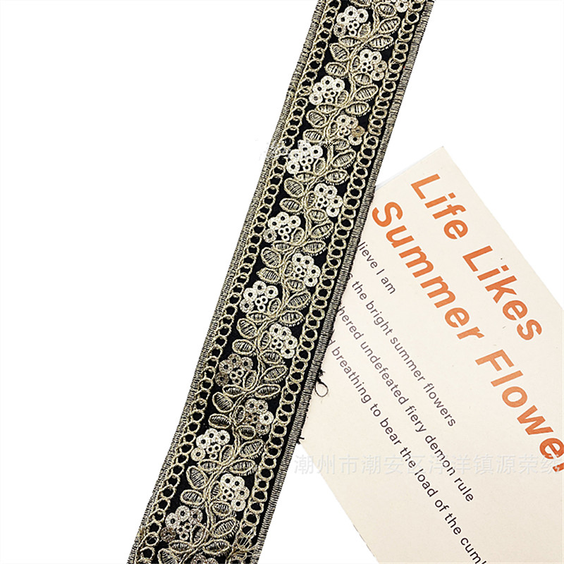 Bohemian Style 4cm Ethnic African Costume Lace Ribbon Handmade Diy Jewelry Embroidery Lace Accessories ZB063