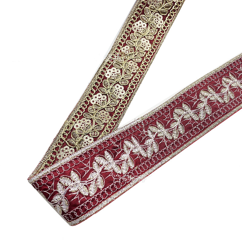 Bohemian Style 4cm Ethnic African Costume Lace Ribbon Handmade Diy Jewelry Embroidery Lace Accessories ZB063