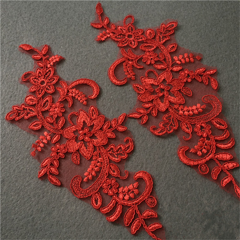 New Lace Applique Flower Floral For Wedding Party Dress Clothing The Wedding Dress Car Bone to the flower bride wedding shoes lace flower lace accessories DIY ornaments CG073