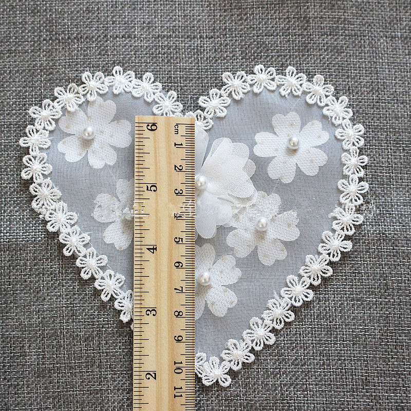 Korean yarn double peach-shaped flowers, Korean version of three-dimensional flowers, children's clothing DIY accessories DA926