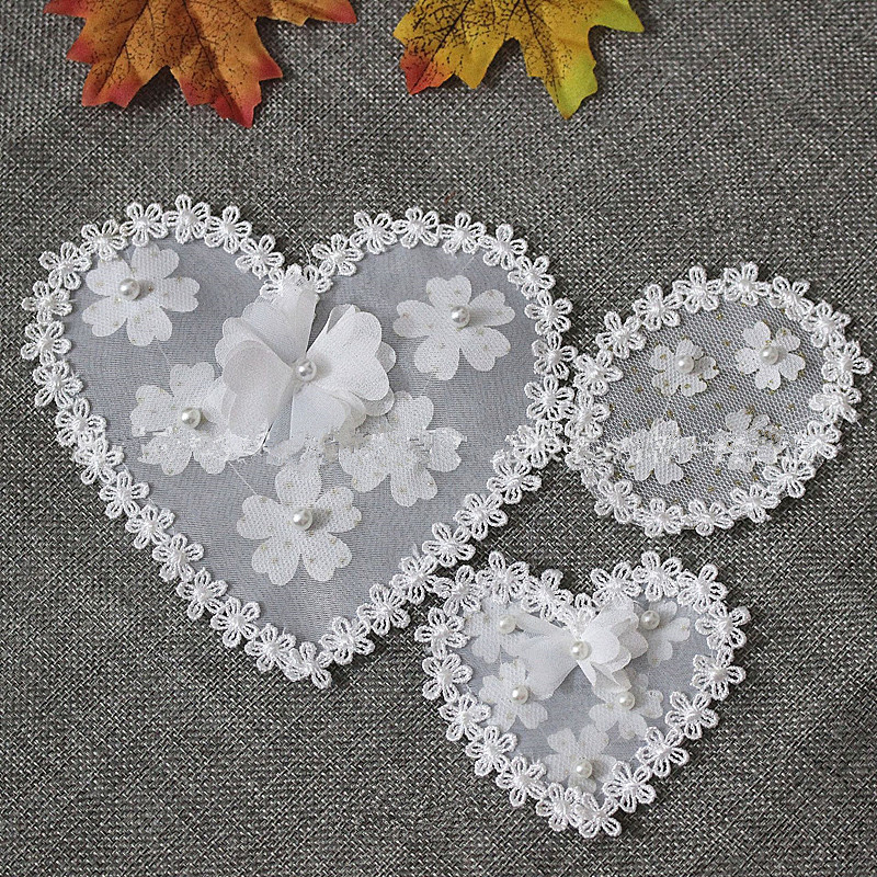 Korean yarn double peach-shaped flowers, Korean version of three-dimensional flowers, children's clothing DIY accessories DA926