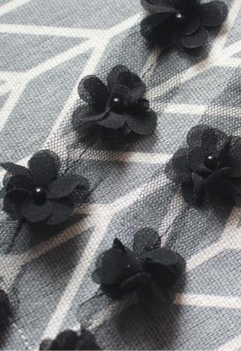 2.5cm high-quality pearl chiffon three-dimensional flower wedding dress headdress clothing accessories DIY handmade accessories XF20