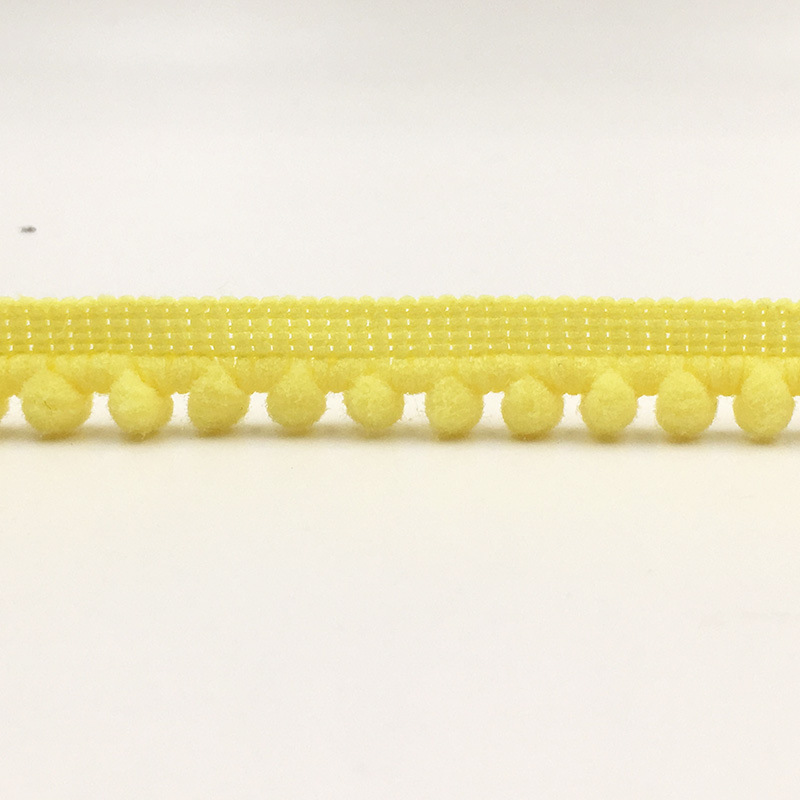 Wholesale pom pom ball lace trim Trim Ball mini Pearl Pompom Fringe Ribbon Sewing Lace Kint Fabric Handmade Craft MQ2