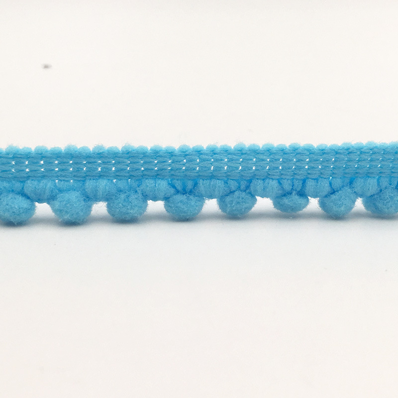 Wholesale pom pom ball lace trim Trim Ball mini Pearl Pompom Fringe Ribbon Sewing Lace Kint Fabric Handmade Craft MQ2