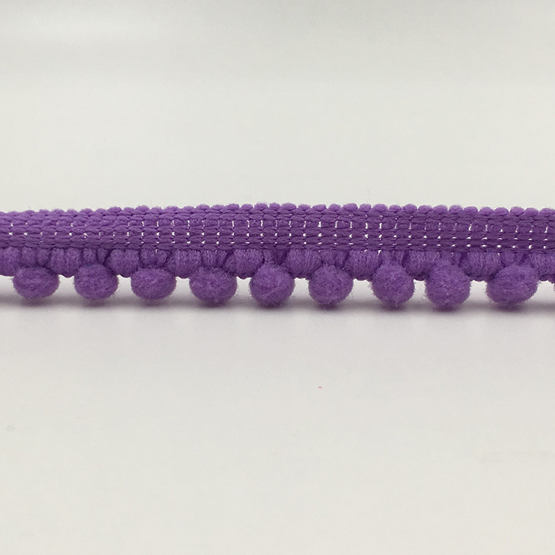 Wholesale pom pom ball lace trim Trim Ball mini Pearl Pompom Fringe Ribbon Sewing Lace Kint Fabric Handmade Craft MQ2