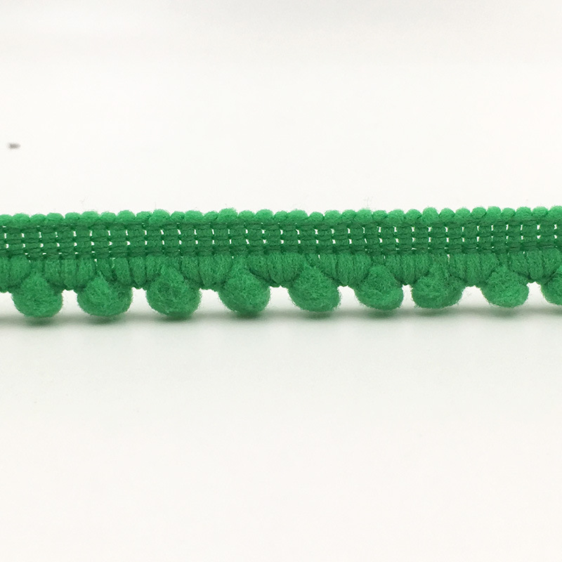 Wholesale pom pom ball lace trim Trim Ball mini Pearl Pompom Fringe Ribbon Sewing Lace Kint Fabric Handmade Craft MQ2