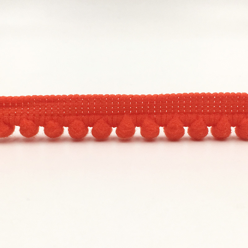 Wholesale pom pom ball lace trim Trim Ball mini Pearl Pompom Fringe Ribbon Sewing Lace Kint Fabric Handmade Craft MQ2