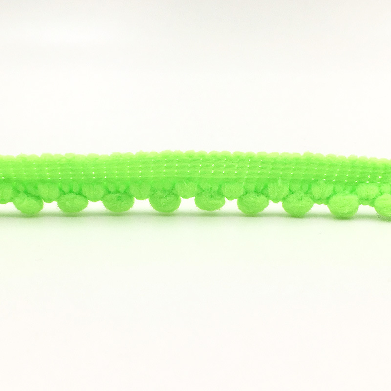 Wholesale pom pom ball lace trim Trim Ball mini Pearl Pompom Fringe Ribbon Sewing Lace Kint Fabric Handmade Craft MQ2