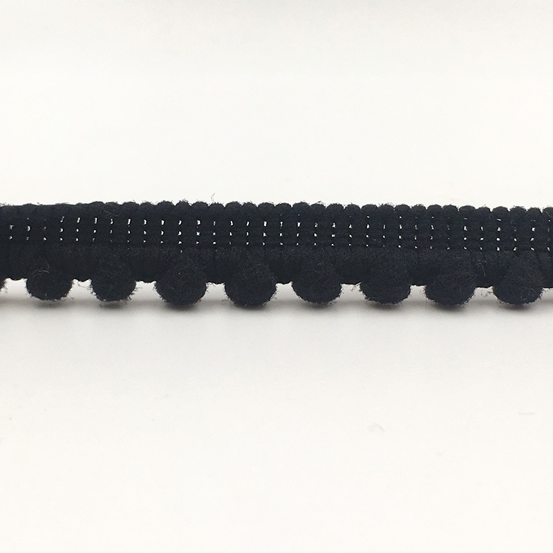 Wholesale pom pom ball lace trim Trim Ball mini Pearl Pompom Fringe Ribbon Sewing Lace Kint Fabric Handmade Craft MQ2