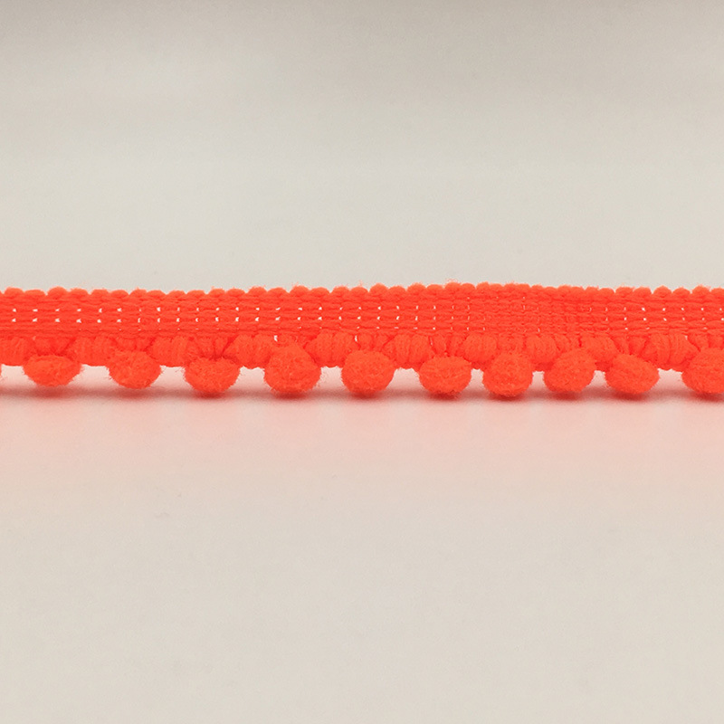 Wholesale pom pom ball lace trim Trim Ball mini Pearl Pompom Fringe Ribbon Sewing Lace Kint Fabric Handmade Craft MQ2