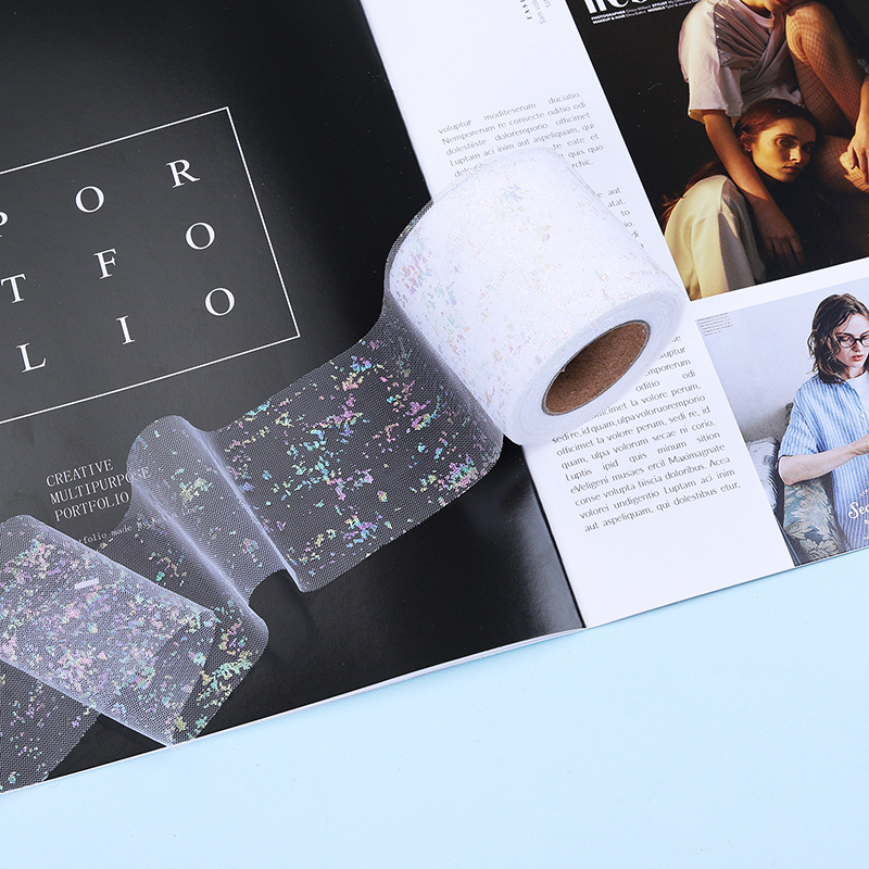 6/8/10/12cm*25yards   Colorful map mesh roll , DIY Bow Headdress Mesh Ribbon, Start your creative life DT001