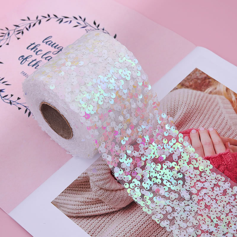 6/8/10/12cm*10yards  Colorful glossy mesh roll ,  DIY handmade bow hair accessories ribbon ,Embroidery clothing accessories H063