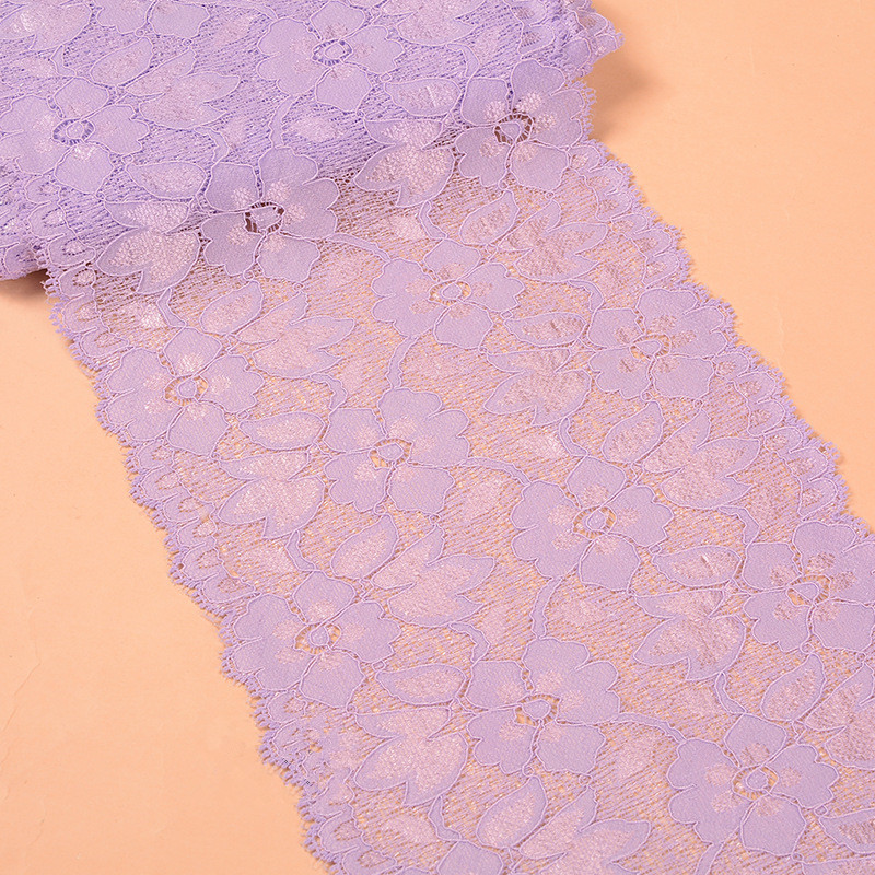 16CM Wide Lace Trimming Spandex Lingerie Elastic Lace Trim  Elastic lace lace knitting accessories skirt accessories underwear accessories ZD137