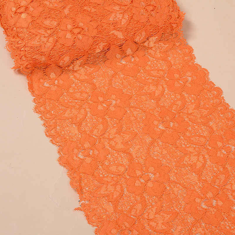 16CM Wide Lace Trimming Spandex Lingerie Elastic Lace Trim  Elastic lace lace knitting accessories skirt accessories underwear accessories ZD137