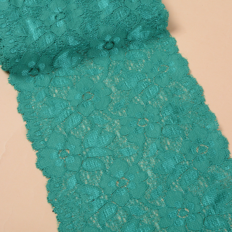16CM Wide Lace Trimming Spandex Lingerie Elastic Lace Trim  Elastic lace lace knitting accessories skirt accessories underwear accessories ZD137