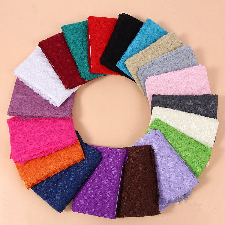 16CM Wide Lace Trimming Spandex Lingerie Elastic Lace Trim  Elastic lace lace knitting accessories skirt accessories underwear accessories ZD137
