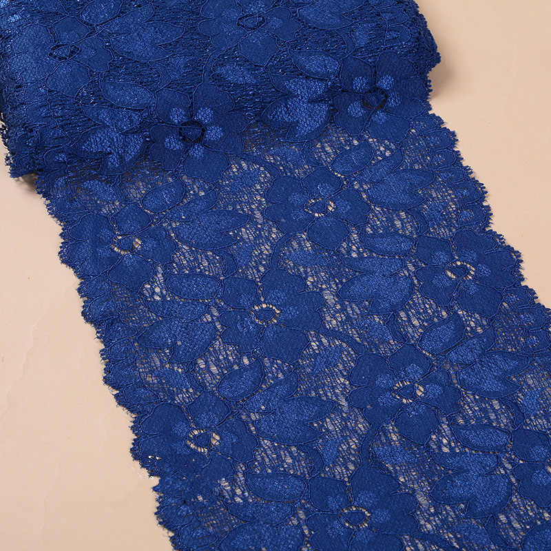 16CM Wide Lace Trimming Spandex Lingerie Elastic Lace Trim  Elastic lace lace knitting accessories skirt accessories underwear accessories ZD137
