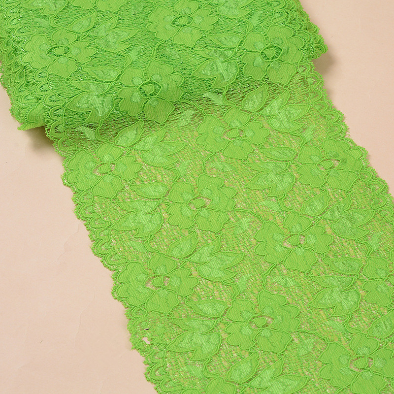 16CM Wide Lace Trimming Spandex Lingerie Elastic Lace Trim  Elastic lace lace knitting accessories skirt accessories underwear accessories ZD137