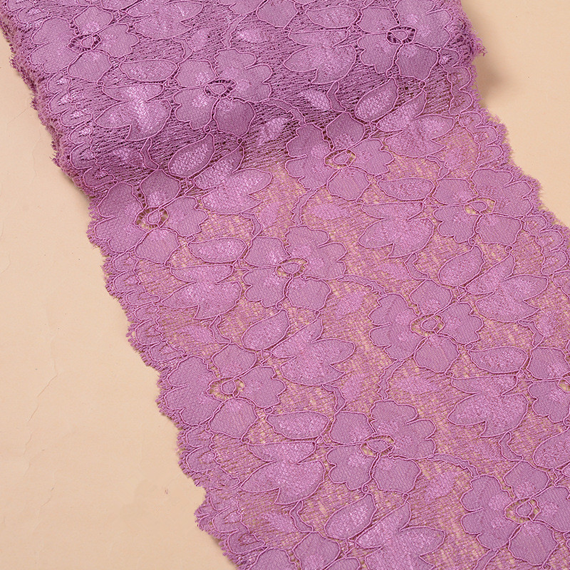 16CM Wide Lace Trimming Spandex Lingerie Elastic Lace Trim  Elastic lace lace knitting accessories skirt accessories underwear accessories ZD137