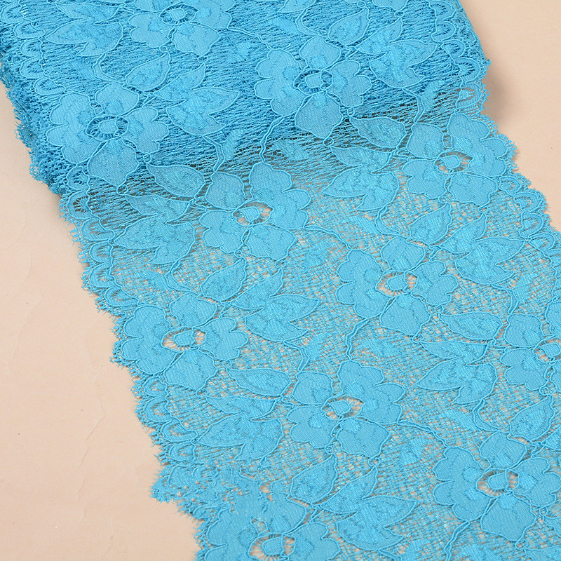 16CM Wide Lace Trimming Spandex Lingerie Elastic Lace Trim  Elastic lace lace knitting accessories skirt accessories underwear accessories ZD137