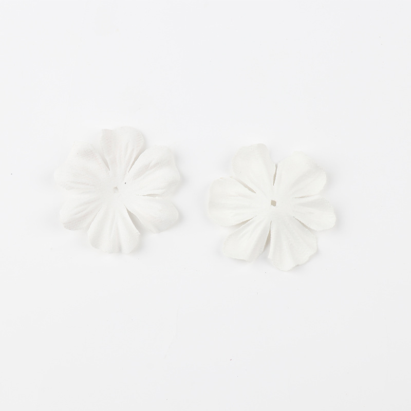 hot selling 5cm artificial decorative flower handmade fabric flower accessories for clothing and headbands DXH01