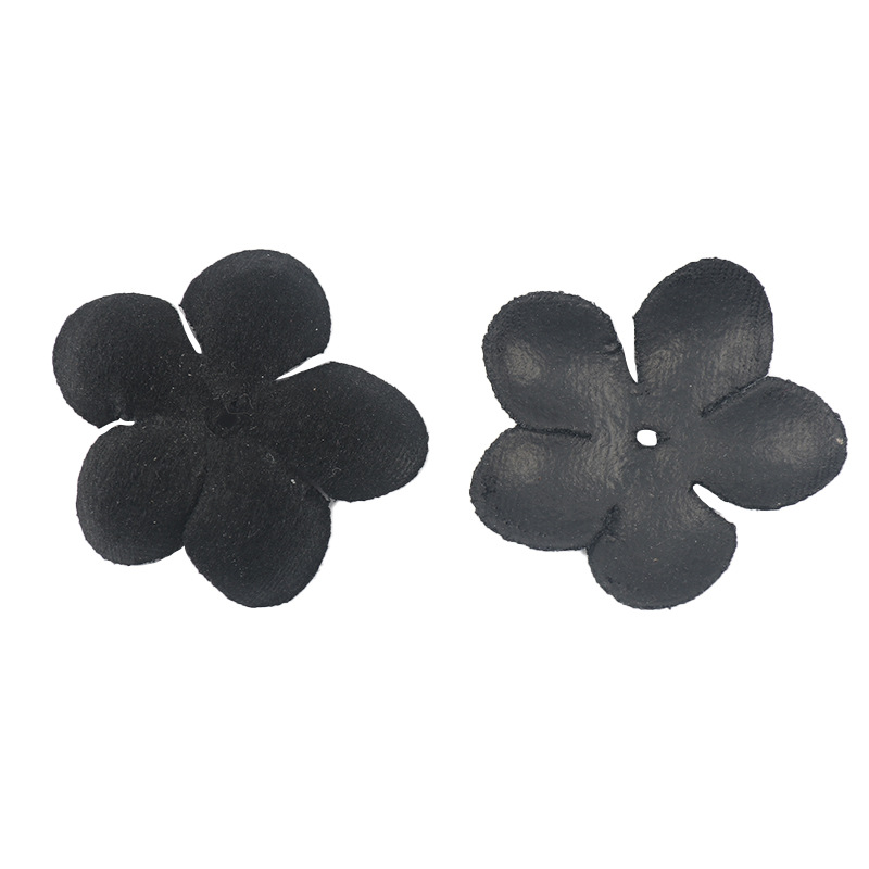 Small Exquisite Leather Flowers Handmade Artificial Flower Head Wedding Decoration DIY Scrapbooking Craft Fake Flower DXH04