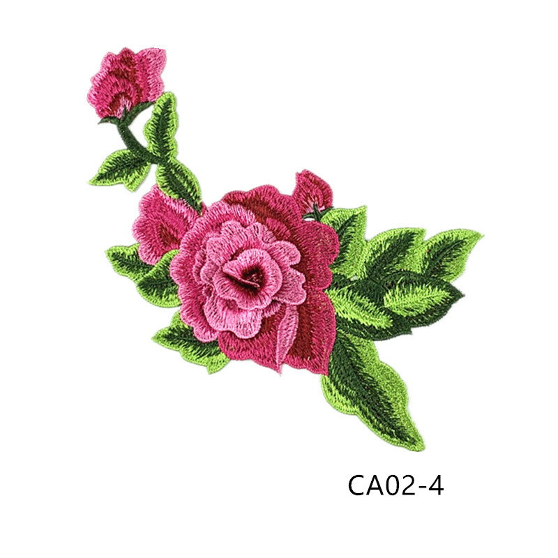 zsbszc new fashion 1pcs 22X12cm Embroidered Applique Flower patch sew on cloth wedding gown clothing accescies CA02