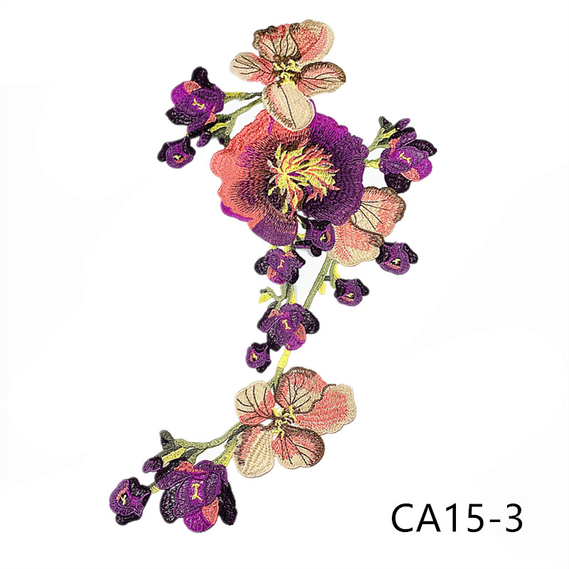 CHICKNIT fashion 56x30cm Embroidered venise lace collar red diy New Dance Skirt Dressing Party Clothing Accessories CA15