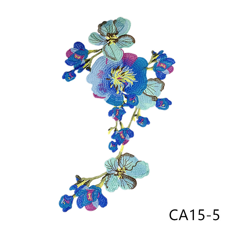 CHICKNIT fashion 56x30cm Embroidered venise lace collar red diy New Dance Skirt Dressing Party Clothing Accessories CA15