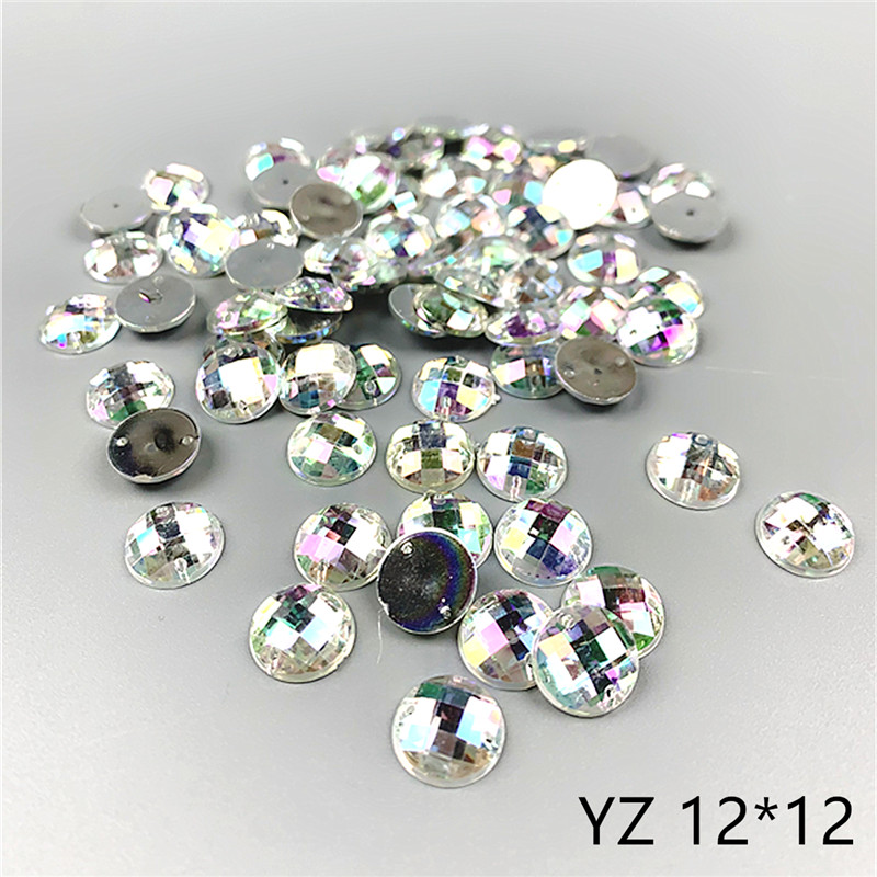 zsbszc sew Acrylic rhinestones square waterdrop diamonds white ab crystal rhinestone jewelry flat back rhinestones dress T-ABZ