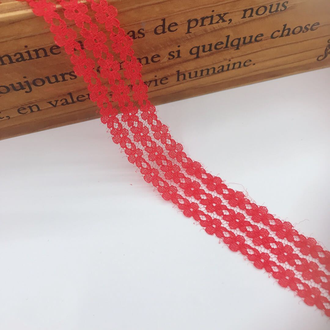 Sewing Colored lace DIY handmade fabric curtain lace garment decoration W006