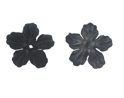 500PCS   Hot-selling clip hair accessories headdress head flower material package jewelry accessories DIY microfiber leather five-petal flower piece DX06