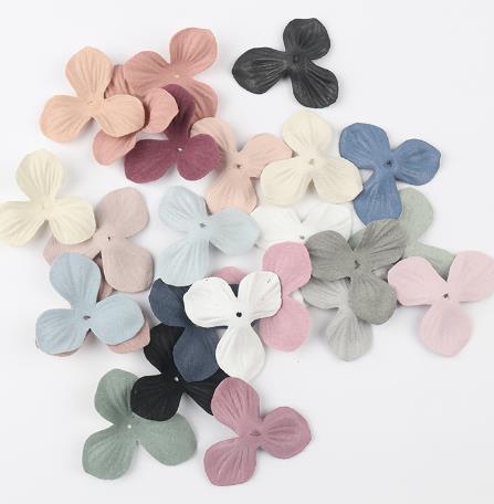 500PCS  4.5cm shaped flower piece clothing accessories flower piece diy handmade fabric flower jewelry accessories  DX10