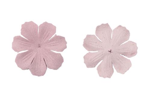 500PCS Velvet microfiber leather flower piece three-dimensional three-petal flower piece fabric pressed petal hair accessories diy material  DX02