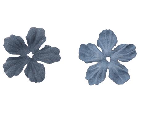 500PCS   Hot-selling clip hair accessories headdress head flower material package jewelry accessories DIY microfiber leather five-petal flower piece DX06