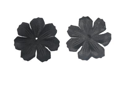 500PCS Velvet microfiber leather flower piece three-dimensional three-petal flower piece fabric pressed petal hair accessories diy material  DX02