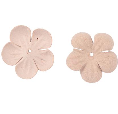 500PCS   DIY hair accessories bow hairpin material sunflower microfiber leather shaped flower petals handmade jewelry  DX08