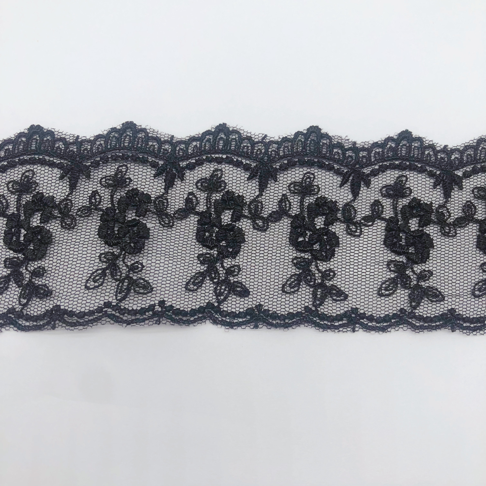 Macrame Fancy Lace Mesh Fabric Milk Silk Tulle Textile Polyester Just A Trim Embroidery Lace Fabrics Chemical Lace WB30