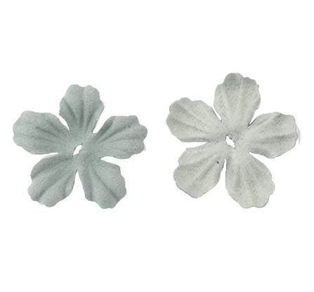 500PCS   Hot-selling clip hair accessories headdress head flower material package jewelry accessories DIY microfiber leather five-petal flower piece DX06