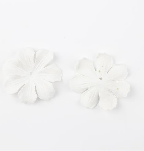 500PCS Velvet microfiber leather flower piece three-dimensional three-petal flower piece fabric pressed petal hair accessories diy material  DX02