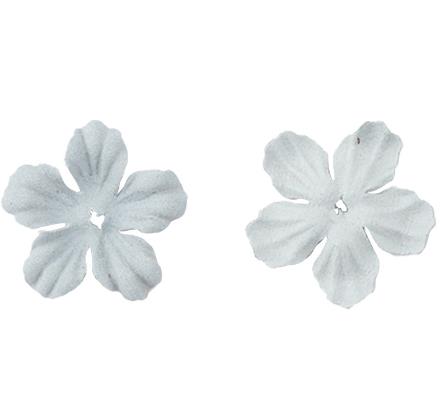 500PCS   Hot-selling clip hair accessories headdress head flower material package jewelry accessories DIY microfiber leather five-petal flower piece DX06