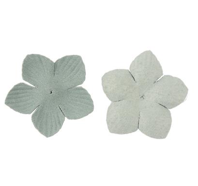 500pcs  Hot-selling clip hair accessories headdress head flower material package jewelry accessories microfiber leather 5 petal flower piece DX07