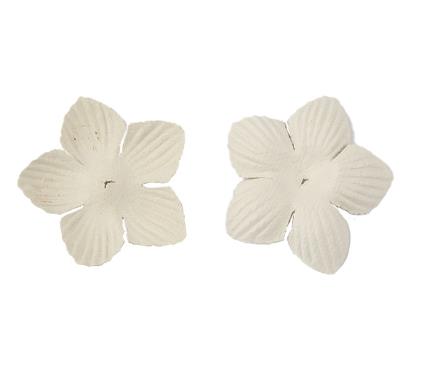 500pcs  Hot-selling clip hair accessories headdress head flower material package jewelry accessories microfiber leather 5 petal flower piece DX07